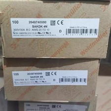 100pcs Weidmuller SAKDK 4N 2049740000 Terminal Blocks