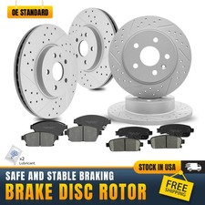 Front Rear Brake Disc Rotors & Ceramic Pads Kit for Buick Encore Chevy Trax