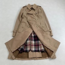 Mackintosh Trench Coat Wool-Lined Trench Coat Beige Check W4473