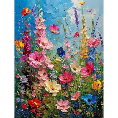 Wild Flowers Paint by Numbers Kits for Adults - Flowers Paint by Number Adult...