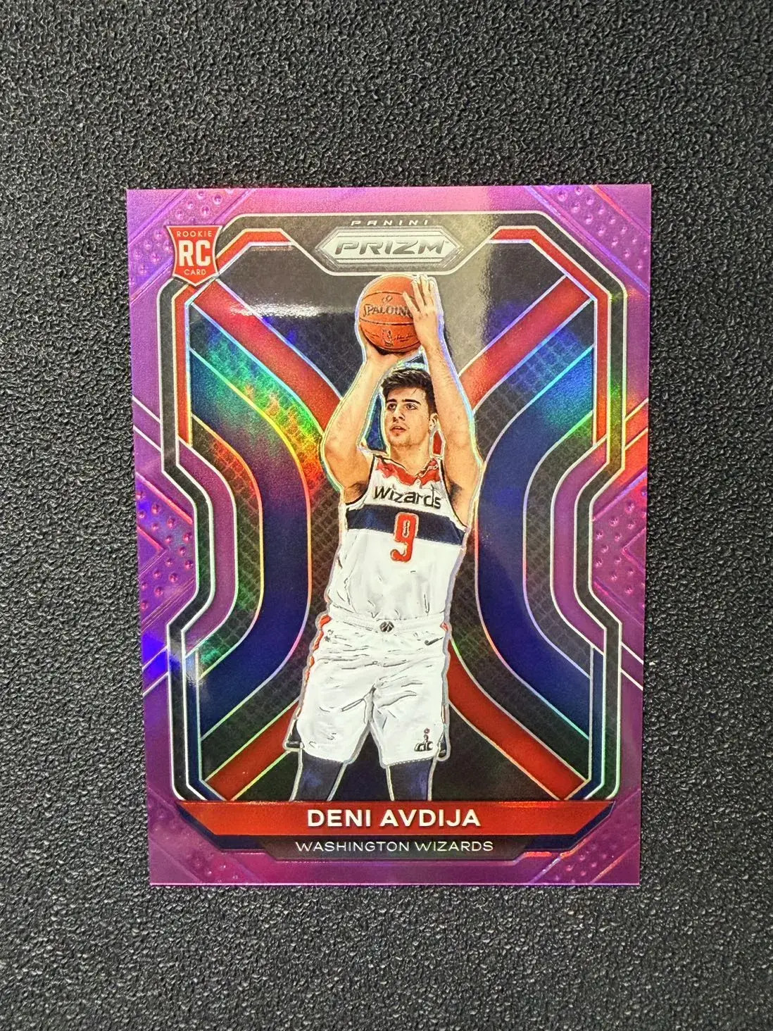 2020-21 Panini Prizm Deni Avdija RC Rookie Purple 98/99 #290 Wizards RC -NI56