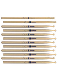 6 PACK Promark System Blue Marching Snare Drum Sticks DC50