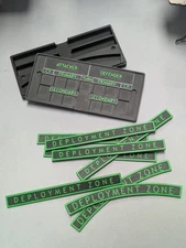 Deployment Zone Marker Set With game tracker and storage case- Colors Available