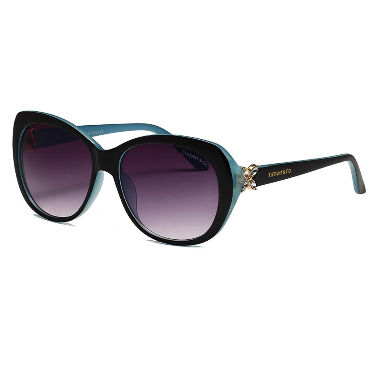 Tiffany & Co TF4149 Black Blue Gradient Sunglasses Italy w/ Case Women Tiffany & Co. TF4197 80019S Sunglasses Women main image 2