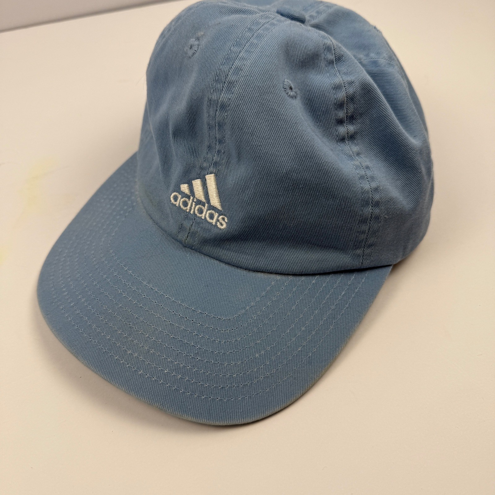 Adidas Hat Strapback Baseball Cap Light Blue Logo… - image 8