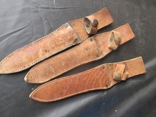 Lederscheide USMC Combat Messer US Army Leather Sheath Bayonet Cover Knife WWII