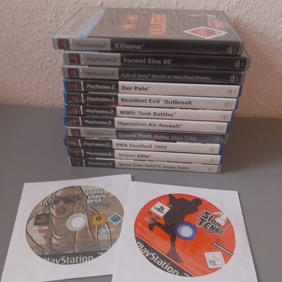 13 Sony PlayStation 2 Spiele PS2 Sammlung Konvolut Set GTA Resident Evil u.a.