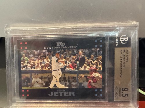 Derek Jeter: Bush, Mantle #40 2007 Topps card