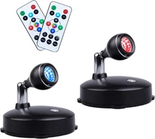 LED Spot Light Indoor, Battery Operated Led Light Stick up Lights with Remote...