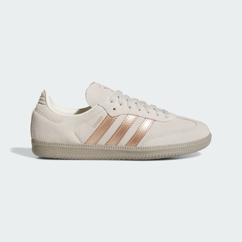adidas Samba OG レディース スニーカー Adidas Samba OG Off White Copper Metallic Sneakers Womens Sizes 6