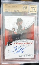 2008 UD SP Authentic Claude Giroux #237 Rookie Autograph /999 💎 BGS 9.5 Auto 10