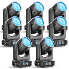 250W LED Beam Moving Head 18Prism 15 Gobo Wheel Stage Light DMX Spot Lighting