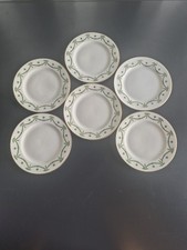 6x Aynsley T Goode Side Plates 6" Vintage Bone China Floral Gilt England