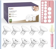 Nuliie Flange Sizing Kit Food-Grade Silicone 13/15/17/19/21 mm 24mm Shield, 10pc