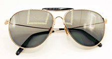Tom Ford Sunglasses Raphael-02 TF995 28A Gold Aviator Frame Gray Lens 59-14-145
