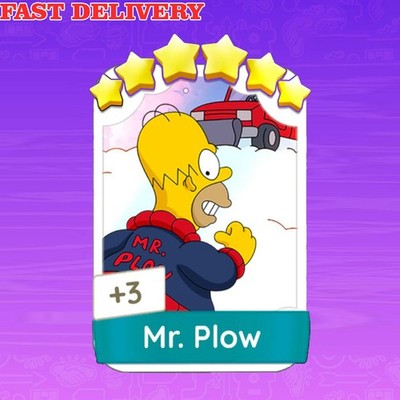 Monopoly_go_Stickers 6      Mr. Plow Fast Delivery  