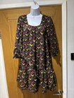 WHISTLES LADIES LOVELY BOLD PRINT TUNIC  DRESS SIZE 12  nwot