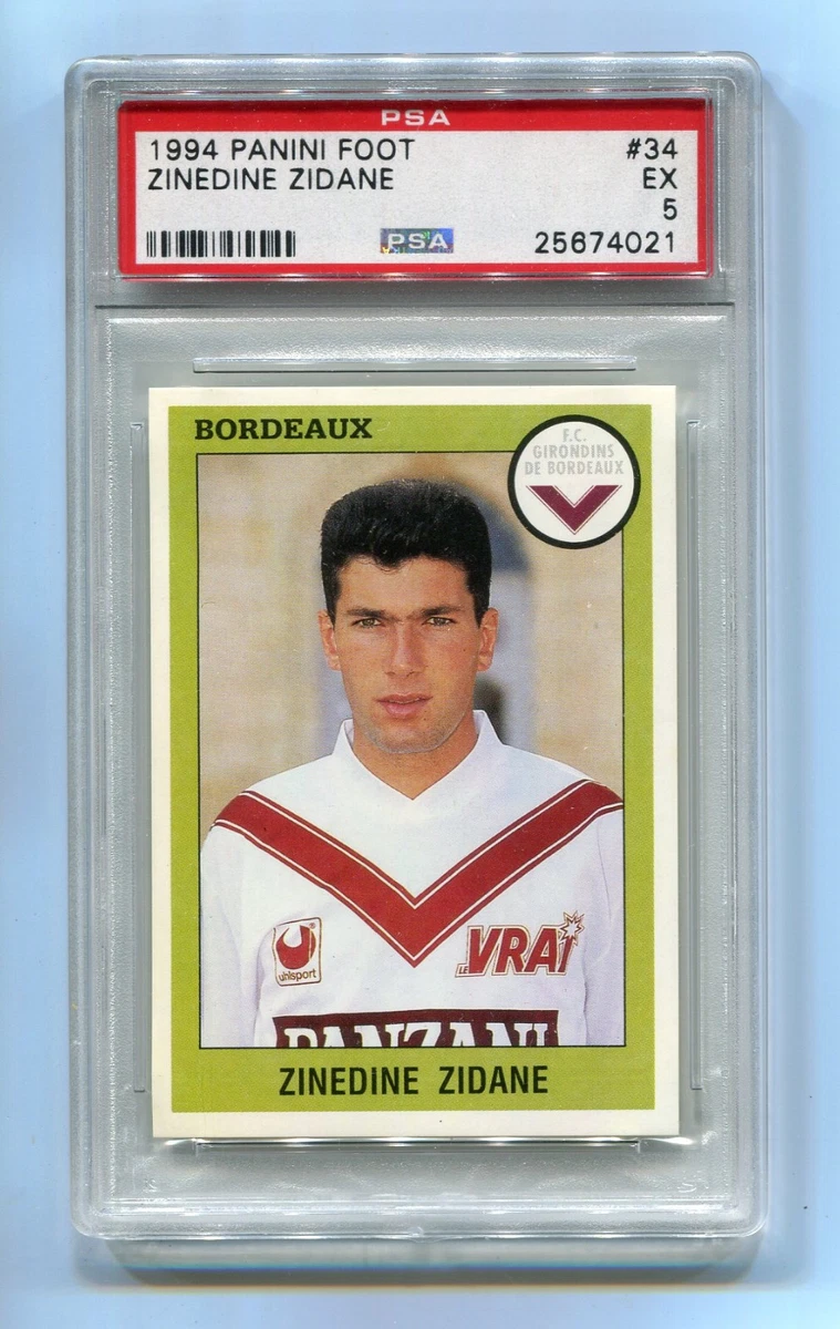 1993-94 Panini Foot Stickers - Zinedine Zidane #34 for sale online