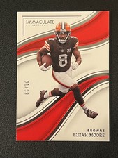 Elijah Moore 2023 Panini Immaculate Collection /99 Browns 