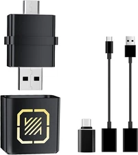 Wireless CarPlay & Android Auto Adapter, BANKKY 2025 Upgrade 5GHz WiFi Dongle Co