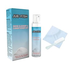 Q.Z.Art Shoe Cleaner Foam Kit with Brush  Towel   White Sneaker Cleaning