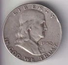 1952-D FRANKLIN HALF-DOLLAR .50¢ DENVER MINT 90% SILVER UNITED STATES OF AMERICA