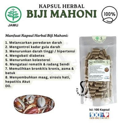 Mahagoni Samen Kräuter Kapseln 100 Stück natürliche Kräuter Botanical Wellness