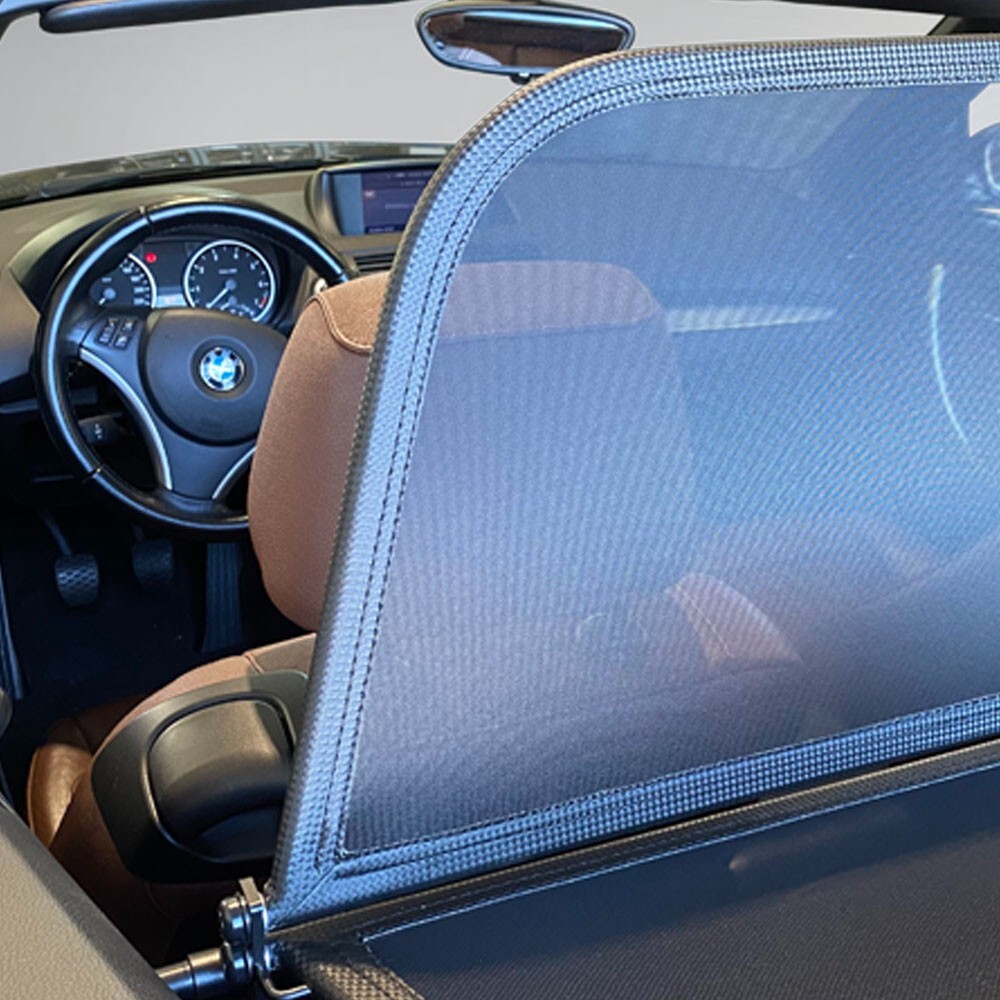 WIND DEFLECTOR BMW 1 SERIES E88 20082013 WINDSTOP WIND SHIELD CARBON