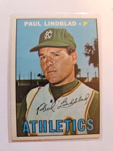 1967 TOPPS PAUL LINDBLAD #227 VG/EX COMBINED SHIPPING