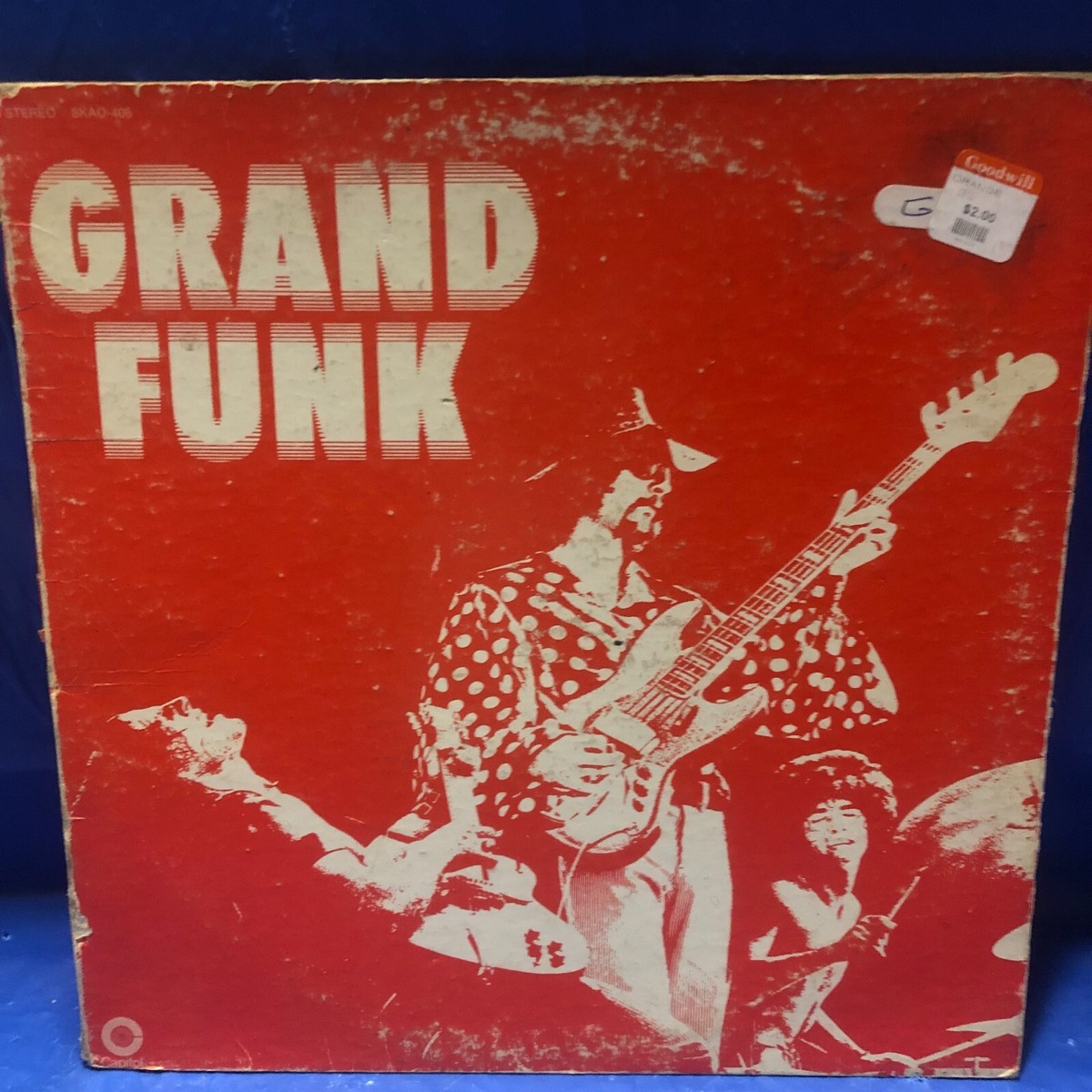 GRAND FUNK RAILROAD - GRAND FUNK - VINYL RECORD LP (COVER ONLY