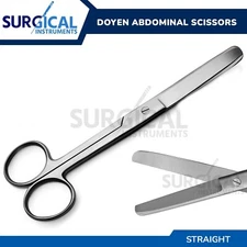 Doyen Abdominal Scissors 7" Straight Surgical Gynecology Instrument German Grade