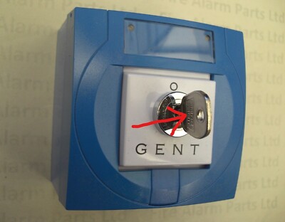 Schlüssel für Gent S4-34418/S4-34807 Schlüsselschalter Schnittstelle Call Point £12 für x 1 Schlüssel