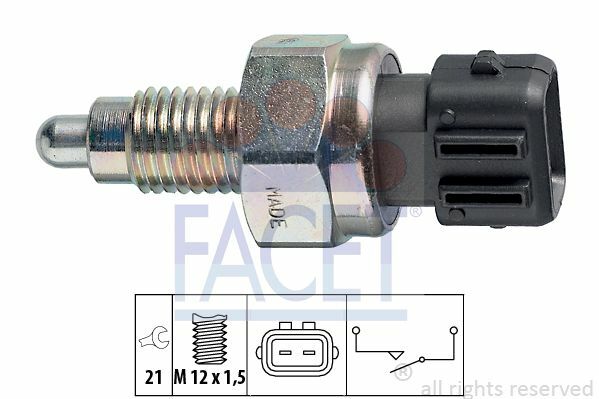 Facet Schalter, RüCkfahrleuchte FüR VW Caddy I Ii,Golf I II III Iv,Jetta II-image