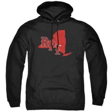 Rensselaer Polytechnic Adult Pullover Hoodie State Shape, Black, S-3XL