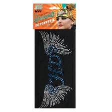 Rhinestones Danbando Bandanna Head Wrap Headband E Z Pony Tail HD Wings Bling