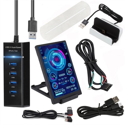 5 Inch IPS Type-C Secondary Screen Computer LCD Monitor Dynamic Display AIDA64