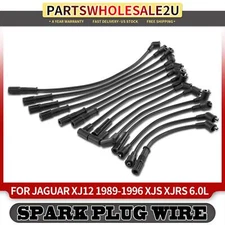 14pcs Spark Plug Wire Sets for Jaguar XJ12 1989-1996 XJS 1989-1995 XJRS 1993 8mm