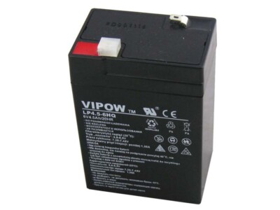 Wiederaufladbare Gel-Batterie 6 V 4,5 Ah Wartungsfrei AGM Auslaufsicher Backup Alarm UK