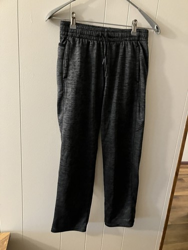 Under Armour Youth Large Grey Sweatpants With Pockets G2 - Picture 2 of 12