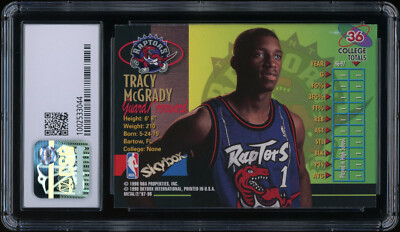 1997-98 Metal Universe #36 Tracy McGrady Championship Rookie CSG