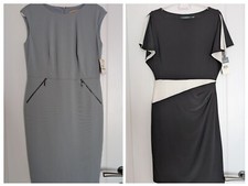 (2) NWT Dresses / Ralph Lauren ~ 6 ~ Black White / Nipon Boutique ~4~ Pale Blue