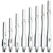 COSMO FIT SHAFT GEAR HYBRID-LOCKED DART SHAFTS - CLEAR - SET OF 3