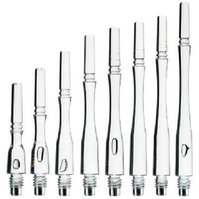 COSMO FIT SHAFT GEAR HYBRID-LOCKED DART SHAFTS - CLEAR - SET OF 3