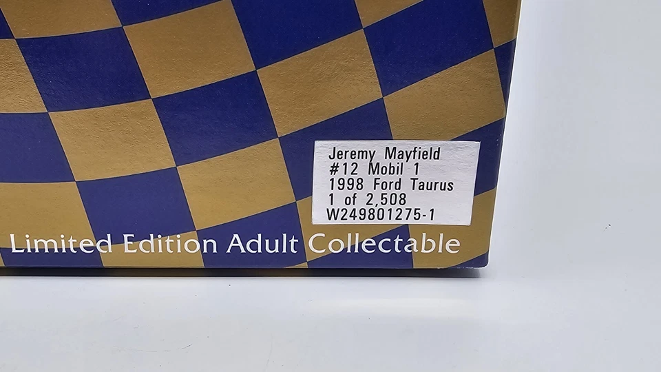 NASCAR Action Jeremy Mayfield 1st Winston Cup Win Pocono 500 Mobil1 Car 1:24 - Image 3 of 4