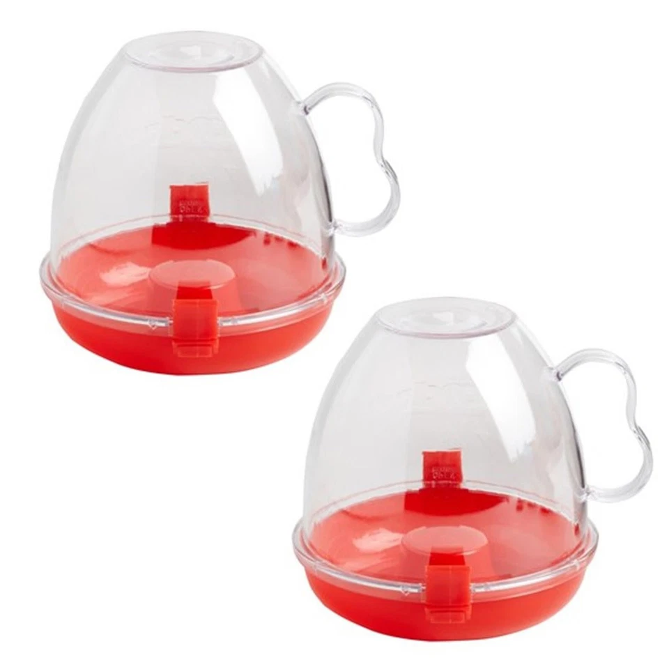 2er Set Mikrowellen Popcornmaker Popcornbereiter Maker Popcornmaschine ohne Öl