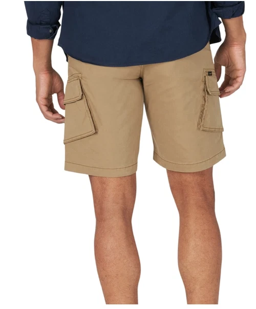 LEE Mens Comfort Stretch Cargo SHORTS Brown or Gray Sizes 30 42