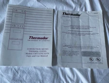 Thermador Oven Models CMT127N/227N  MANUAL AND INSTALLATION MANUAL