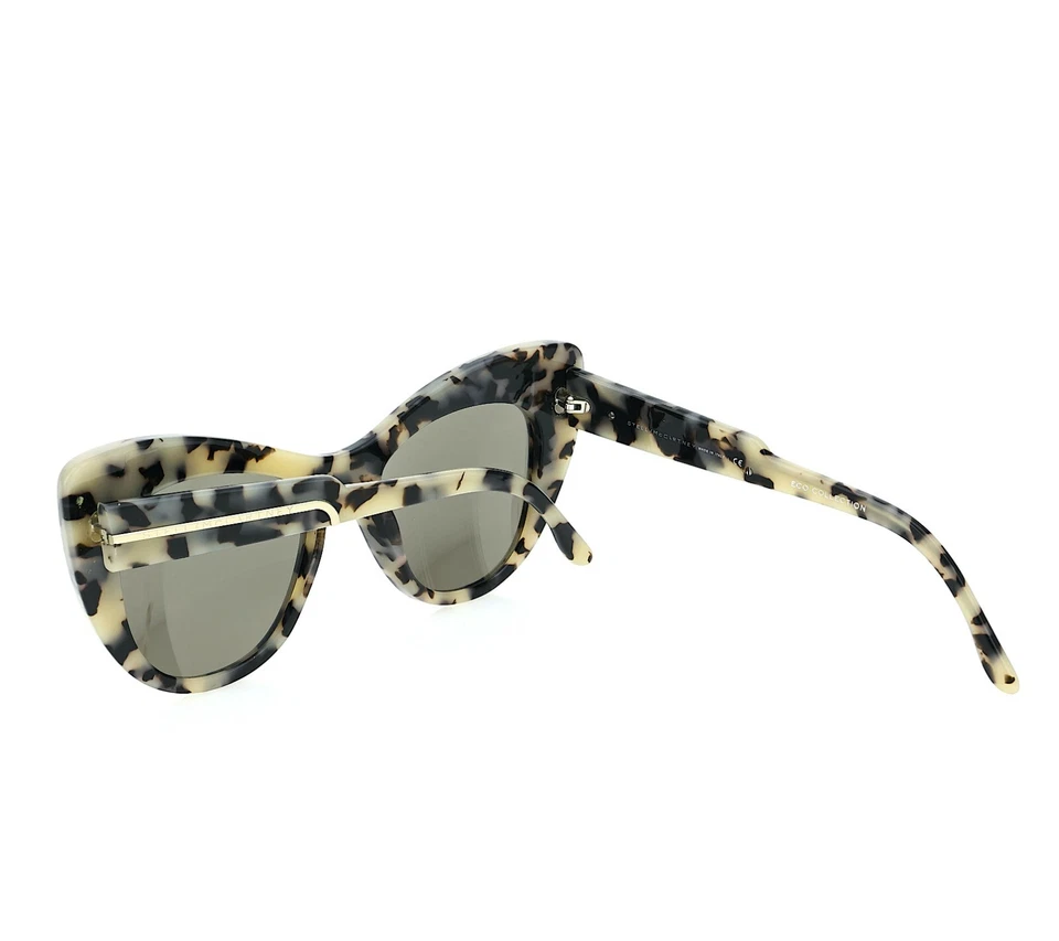Gafas de sol Stella McCartney para mujer 54 mm ojo de gato tortuga espejadas R1311 Foto 4 de 4