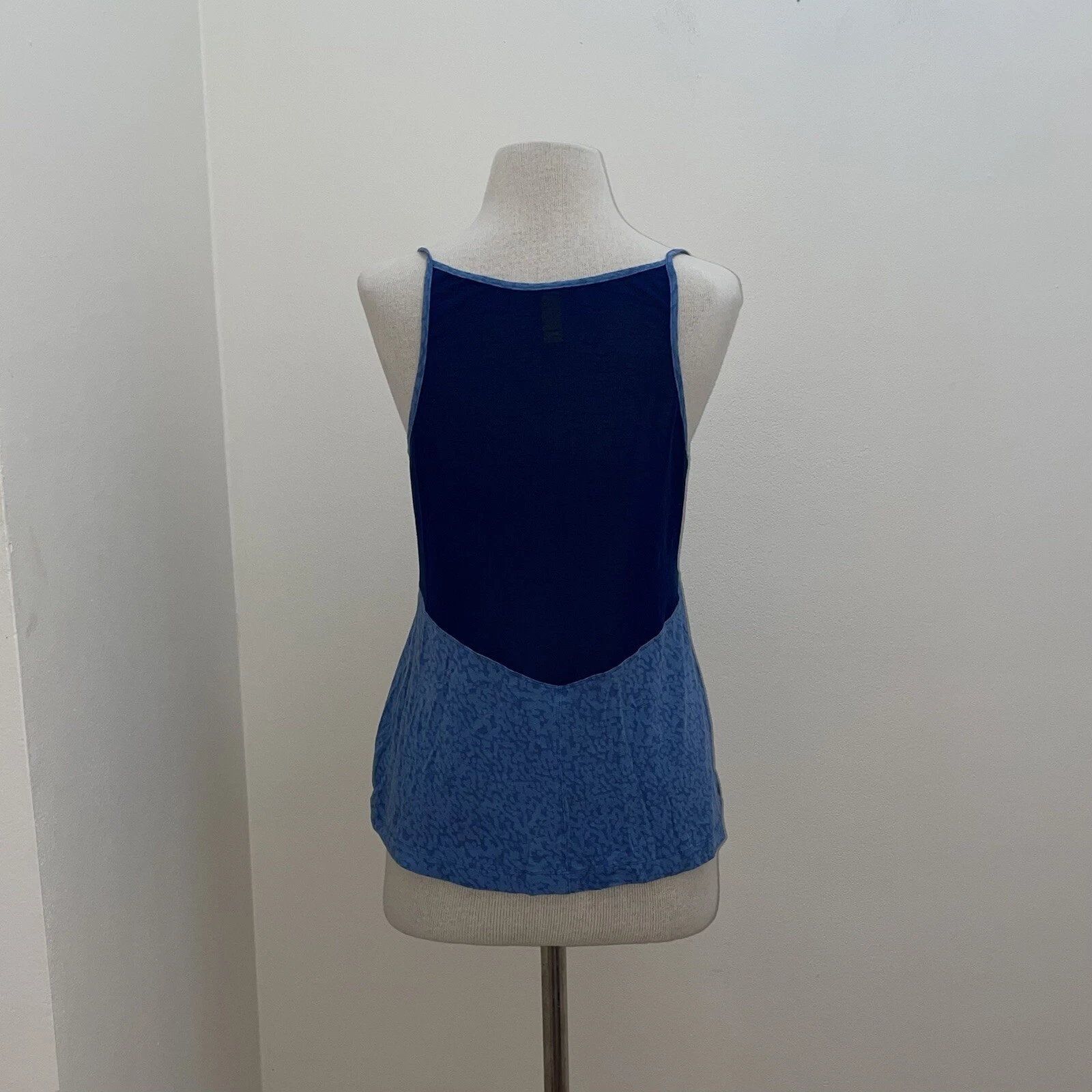 lole cheetah textured athletic tank-top