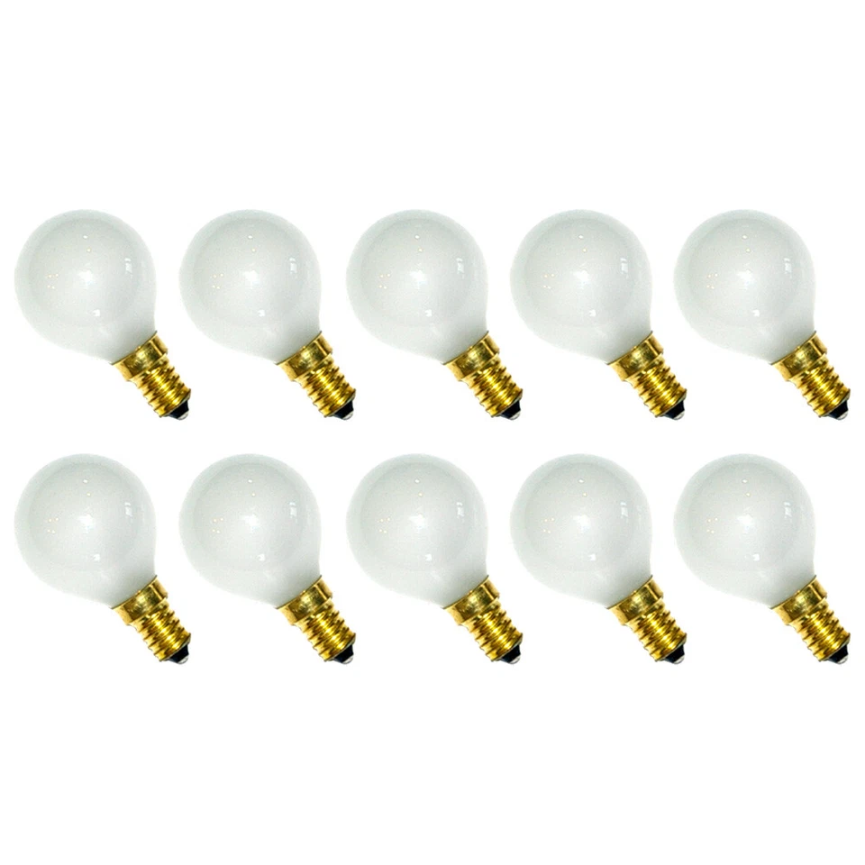 SPECTRUM 10 x Ampoule Goutte 25W E14 MAT ampoule 25 Watt Ampoules Lampes